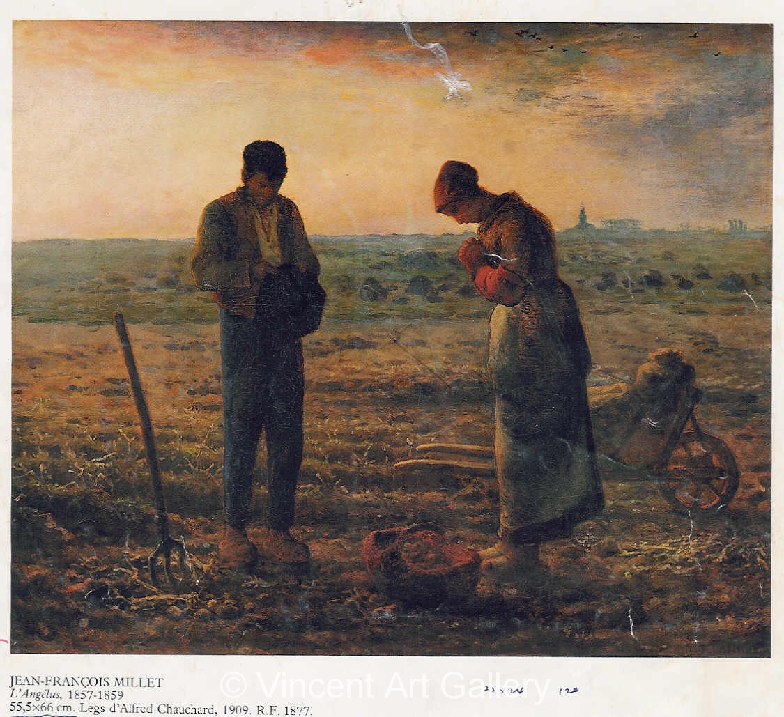A3442, MILLET, The Angelus
